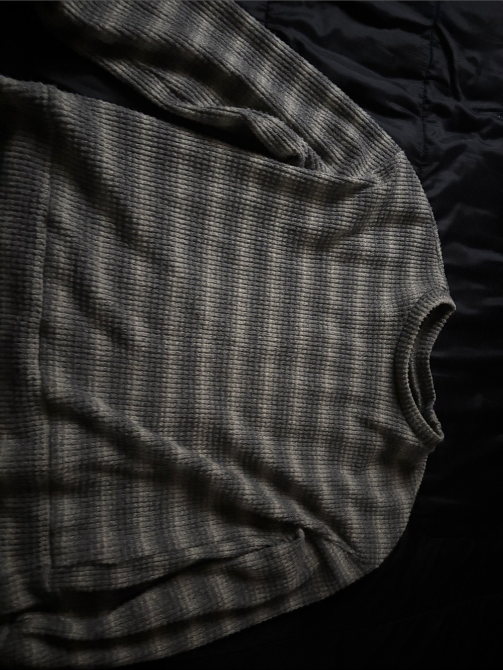 Dark green and light green sweater!